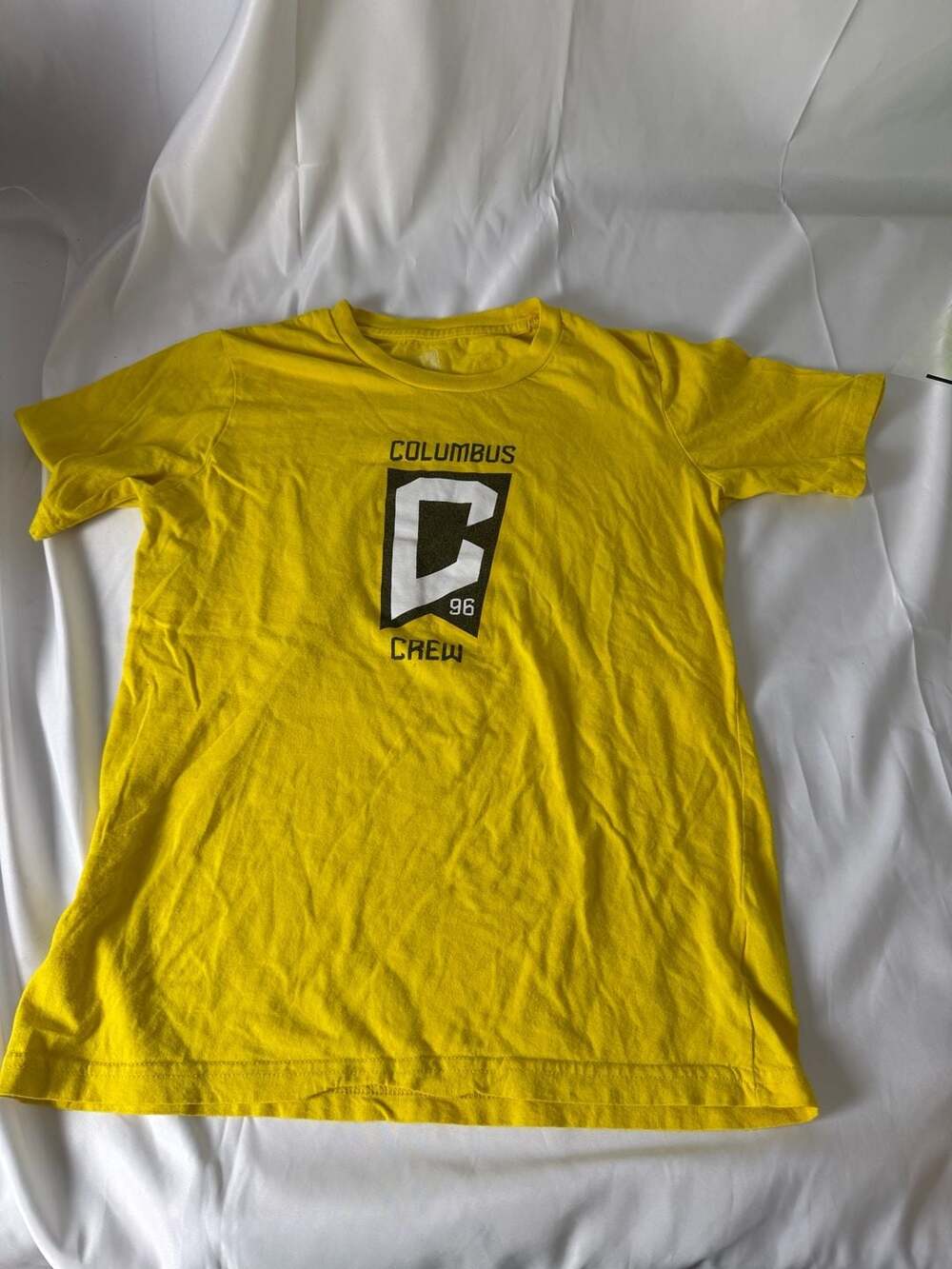 Columbus Crew 96 Graphic Yellow T-Shirt Youth Size M 10/12